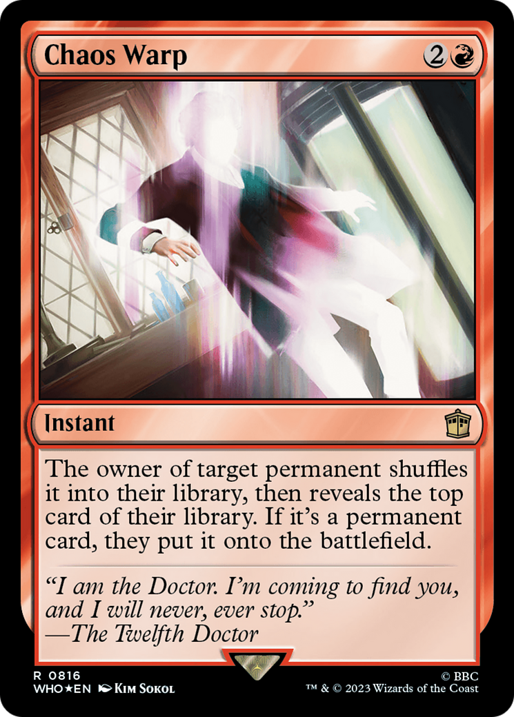 Chaos Warp (Surge Foil) [Doctor Who] | GnG Games