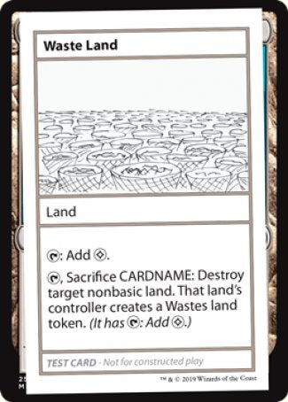 Waste Land (2021 Edition) [Mystery Booster Playtest Cards] | GnG Games