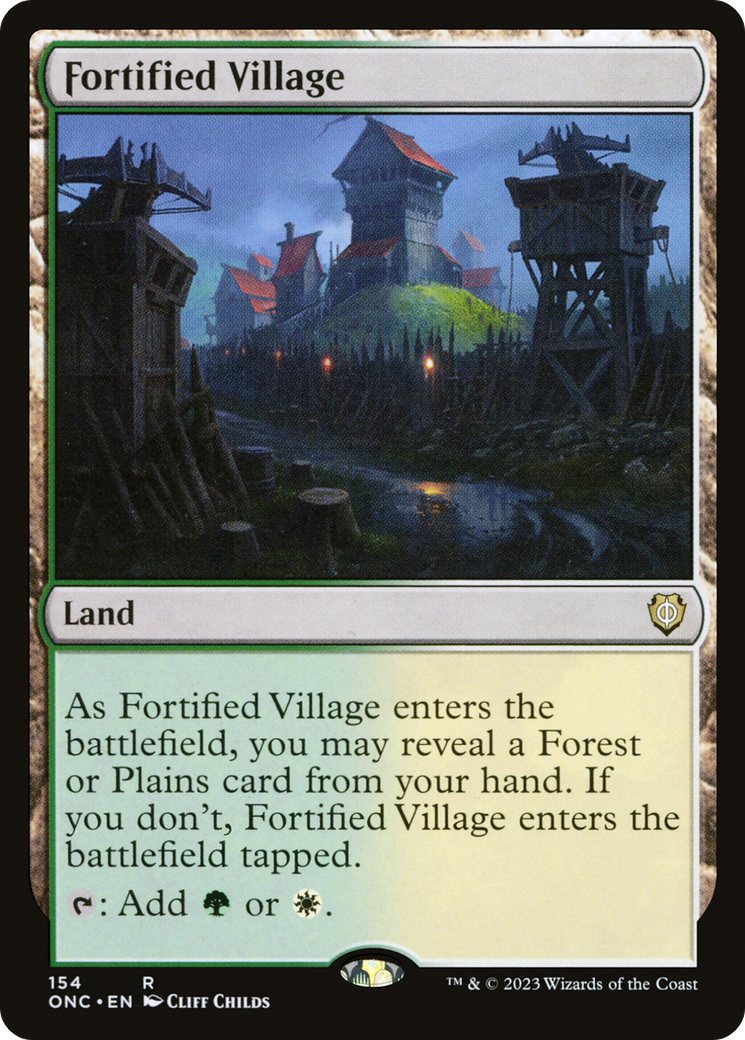 Fortified Village [Phyrexia: All Will Be One Commander] | GnG Games