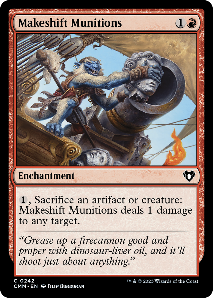 Makeshift Munitions [Commander Masters] | GnG Games