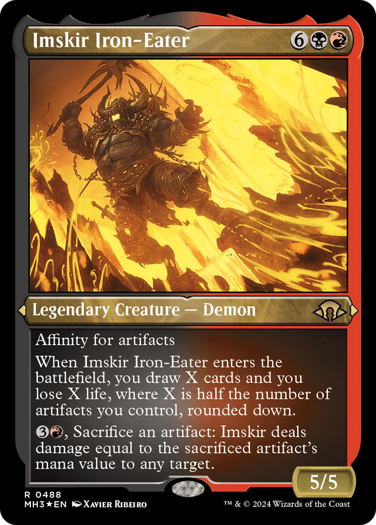 Imskir Iron-Eater (Foil Etched) [Modern Horizons 3] | GnG Games