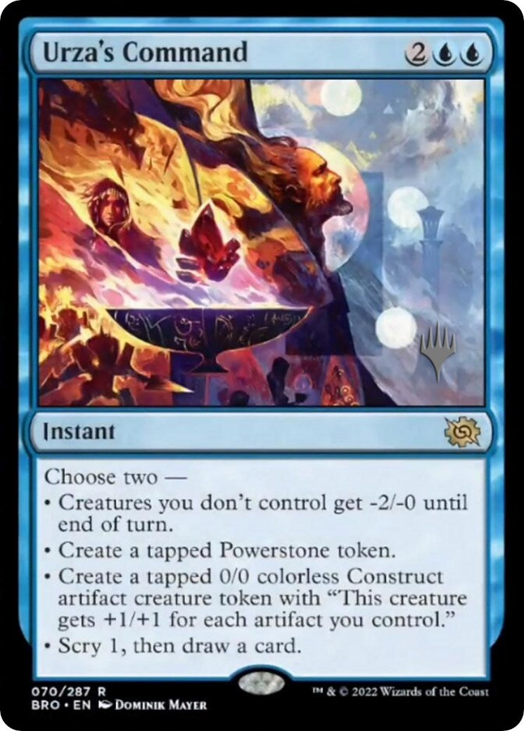 Urza's Command (Promo Pack) [The Brothers' War Promos] | GnG Games