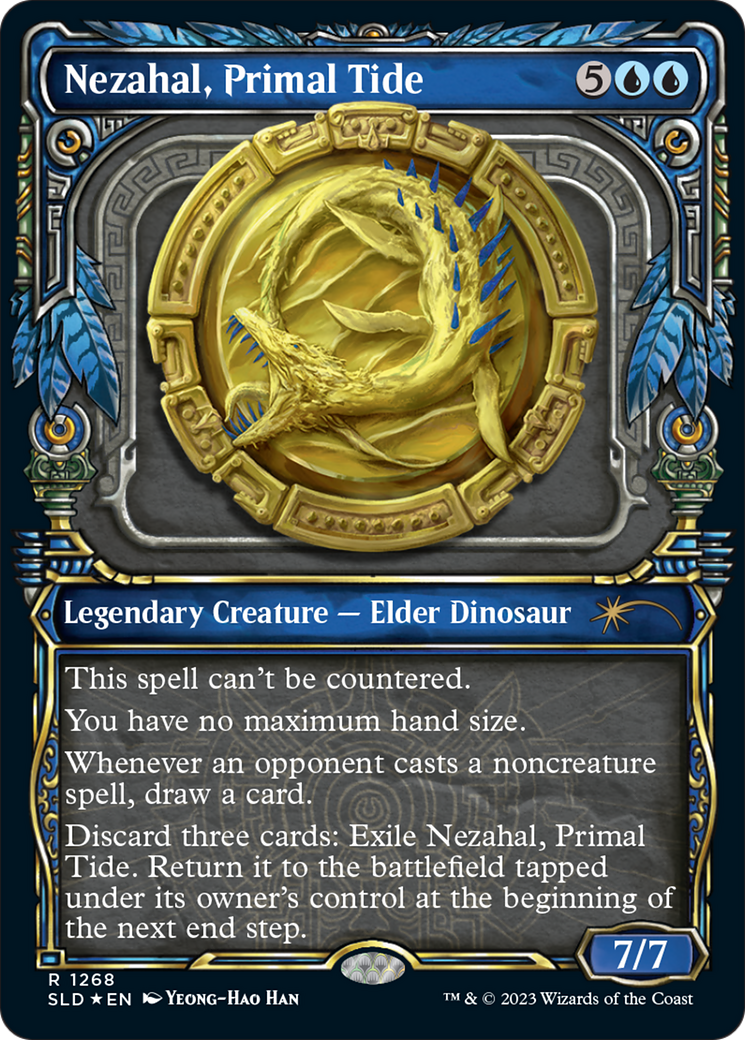 Nezahal, Primal Tide (Halo Foil) [Secret Lair Drop Series] | GnG Games