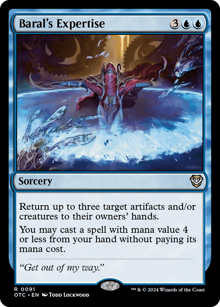 Baral's Expertise [Outlaws of Thunder Junction Commander] | GnG Games