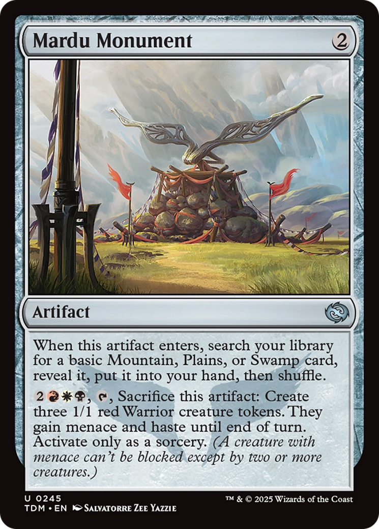 Mardu Monument [Tarkir: Dragonstorm] | GnG Games