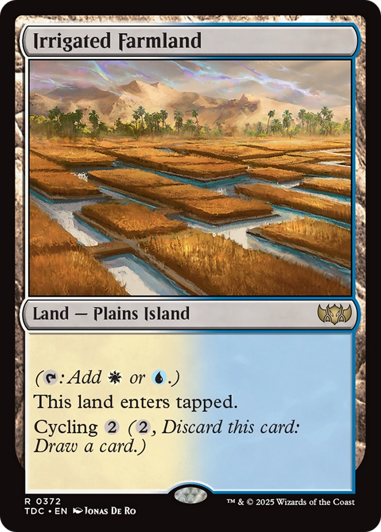Irrigated Farmland [Tarkir: Dragonstorm Commander] | GnG Games