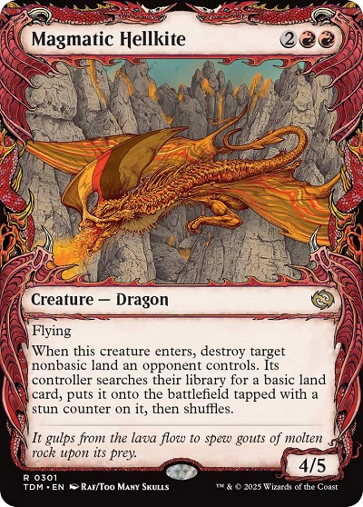 Magmatic Hellkite (Showcase) [Tarkir: Dragonstorm] | GnG Games