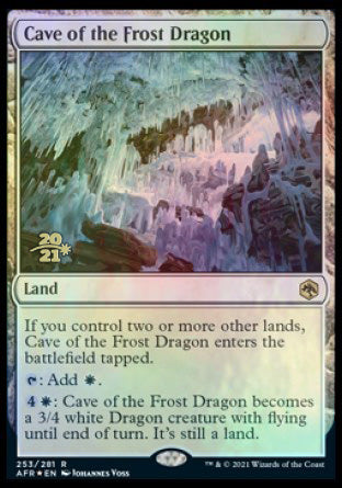 Cave of the Frost Dragon [Dungeons & Dragons: Adventures in the Forgotten Realms Prerelease Promos] | GnG Games