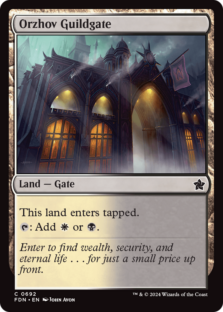 Orzhov Guildgate [Foundations] | GnG Games