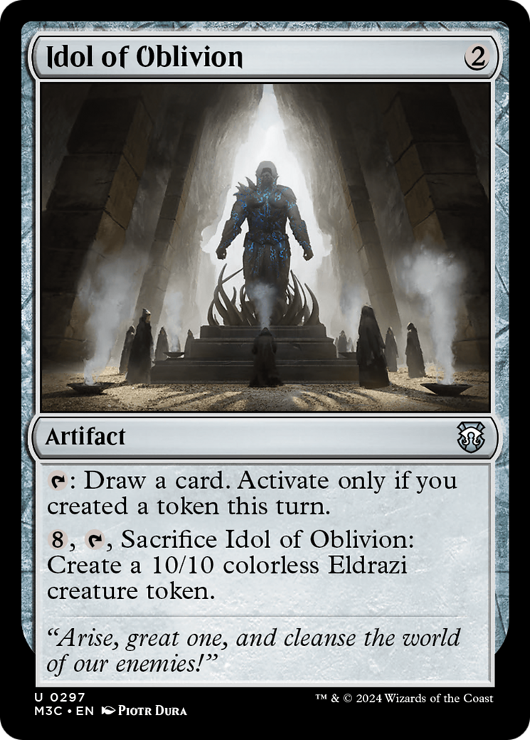 Idol of Oblivion (Ripple Foil) [Modern Horizons 3 Commander] | GnG Games