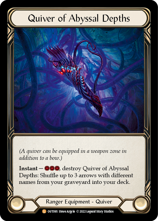 Quiver of Abyssal Depths [OUT095] (Outsiders)  Rainbow Foil | GnG Games