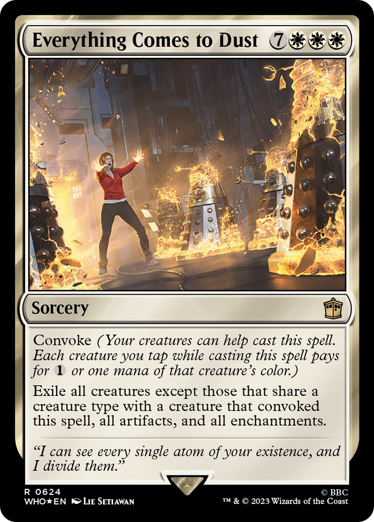 Everything Comes to Dust (Surge Foil) [Doctor Who] | GnG Games