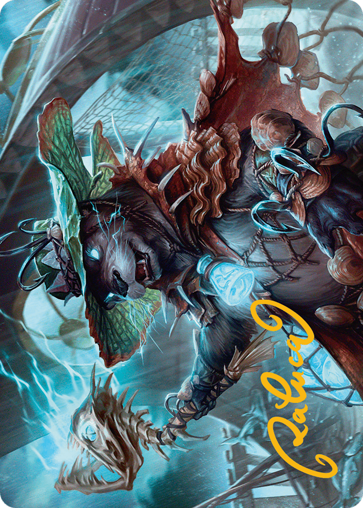 Tempest Angler Art Card (Gold-Stamped Signature) [Bloomburrow Art Series] | GnG Games
