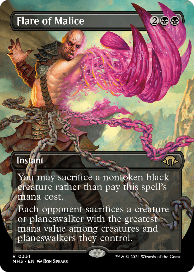 Flare of Malice (Borderless) [Modern Horizons 3] | GnG Games