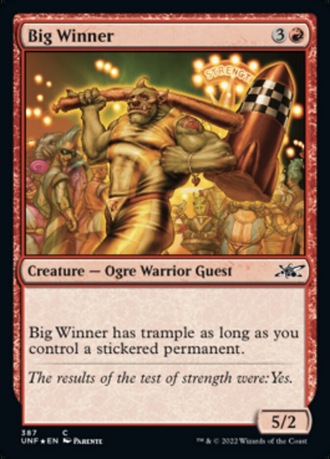 Big Winner (Galaxy Foil) [Unfinity] | GnG Games