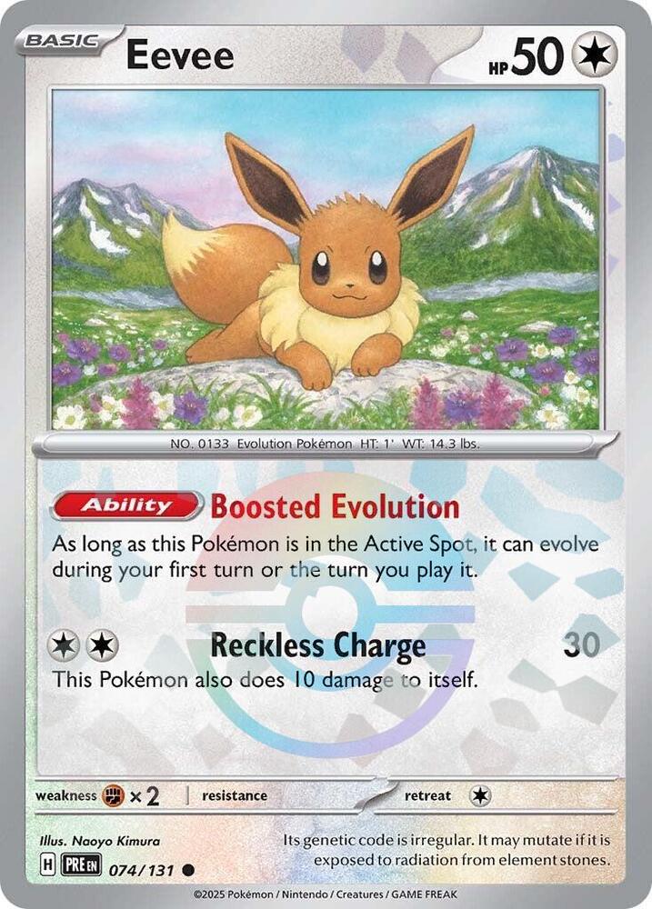 Eevee (074/131) (Poke Ball Pattern) [Scarlet & Violet: Prismatic Evolutions] | GnG Games