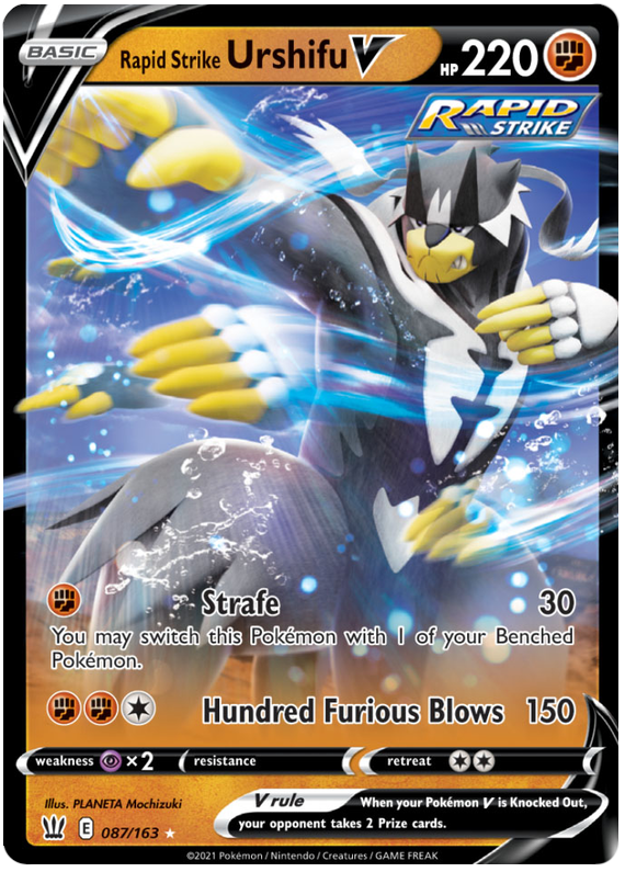 Rapid Strike Urshifu V (087/163) [Sword & Shield: Battle Styles] | GnG Games