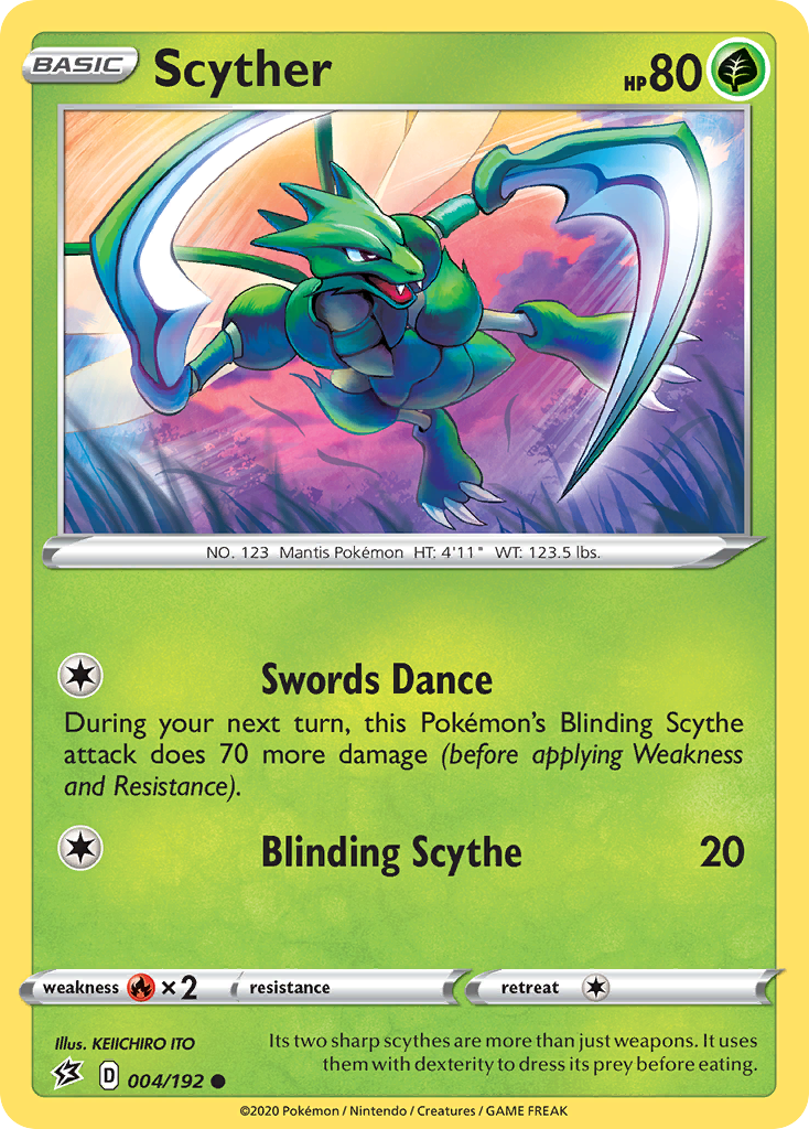 Scyther (004/192) [Sword & Shield: Rebel Clash] | GnG Games