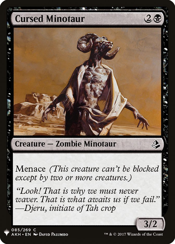 Cursed Minotaur [Mystery Booster] | GnG Games