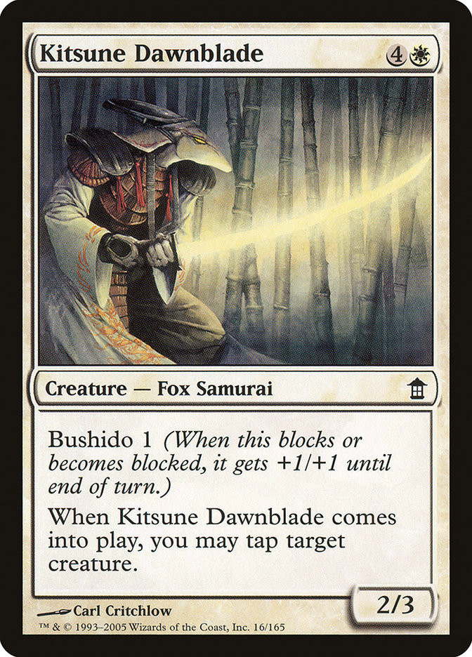 Kitsune Dawnblade [Saviors of Kamigawa] | GnG Games