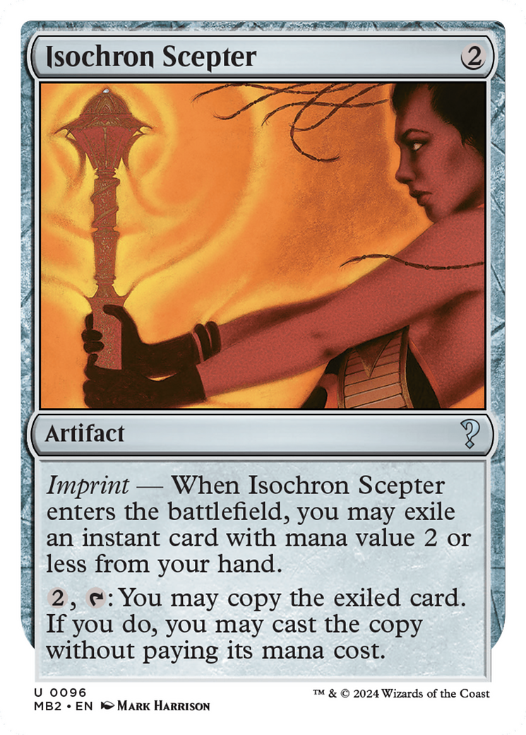 Isochron Scepter (White Border) [Mystery Booster 2] | GnG Games
