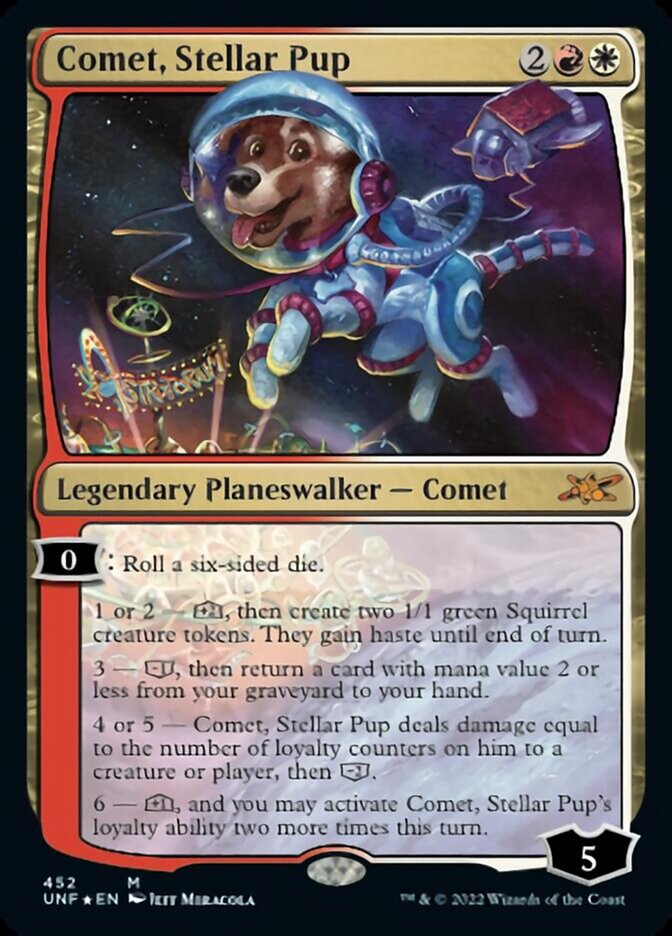 Comet, Stellar Pup (Galaxy Foil) [Unfinity] | GnG Games