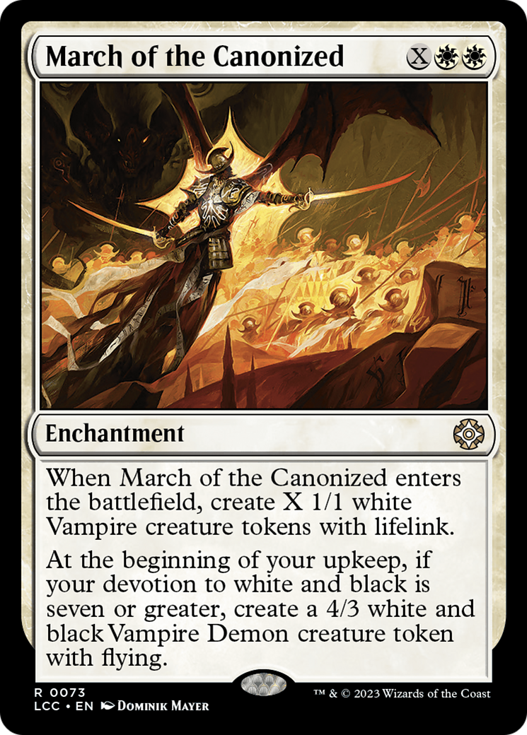 March of the Canonized [The Lost Caverns of Ixalan Commander] | GnG Games