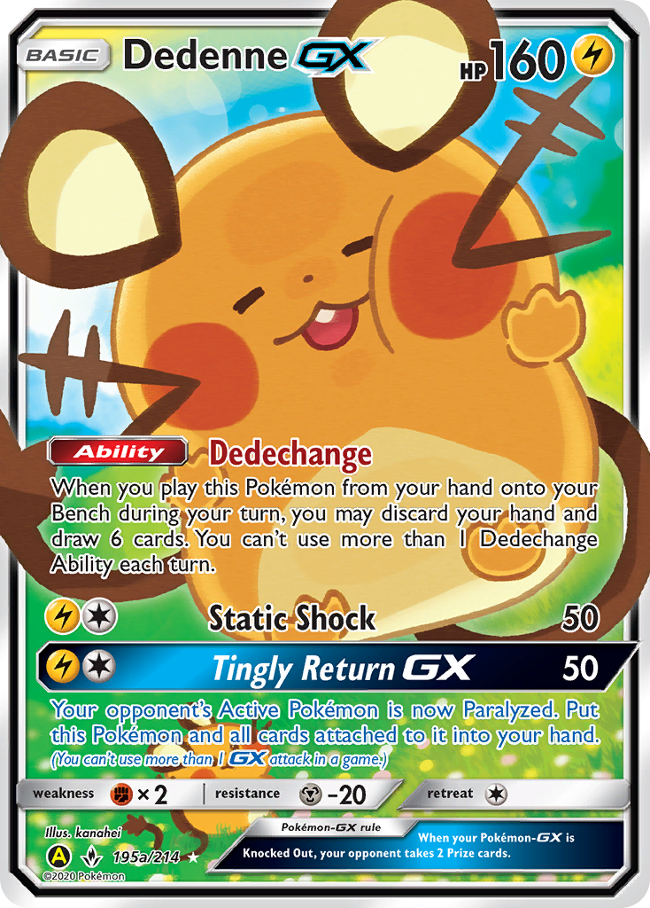 Dedenne GX (195a/214) [Alternate Art Promos] | GnG Games