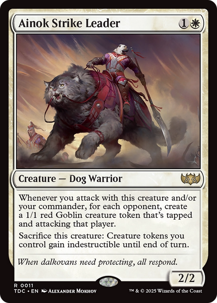 Ainok Strike Leader [Tarkir: Dragonstorm Commander] | GnG Games