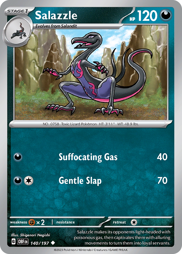 Salazzle (140/197) [Scarlet & Violet: Obsidian Flames] | GnG Games