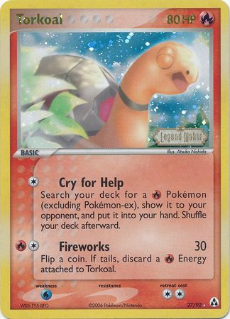 Torkoal (27/92) (Stamped) [EX: Legend Maker] | GnG Games