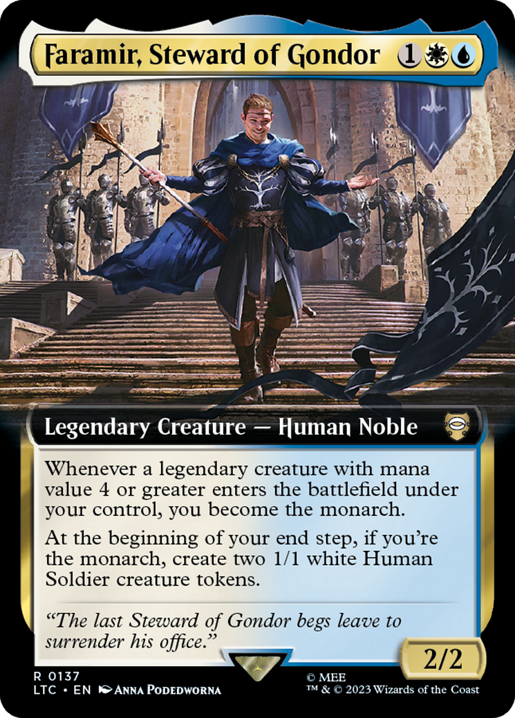 Faramir, Steward of Gondor (Extended Art) [The Lord of the Rings: Tales of Middle-Earth Commander] | GnG Games