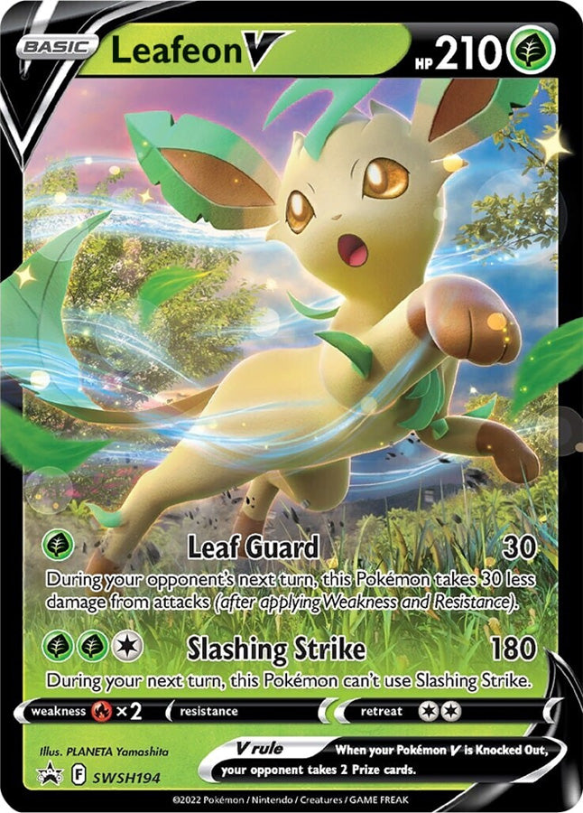 Leafeon V (SWSH194) [Sword & Shield: Black Star Promos] | GnG Games