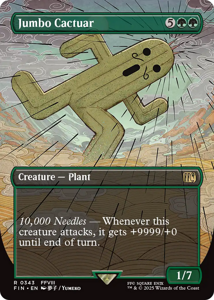Jumbo Cactuar (Borderless) [FINAL FANTASY] | GnG Games