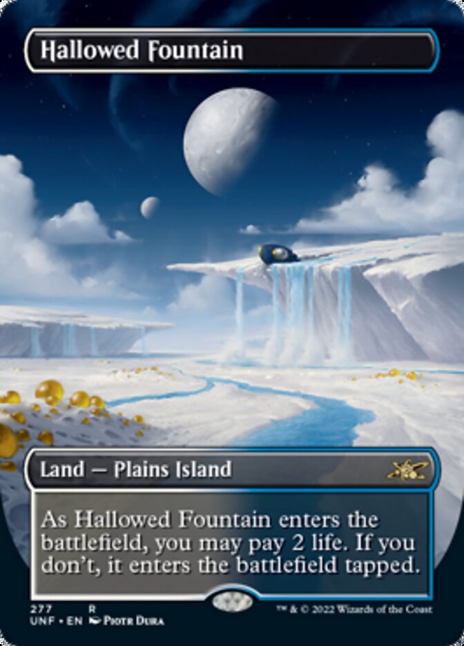 Hallowed Fountain (Borderless) [Unfinity] | GnG Games