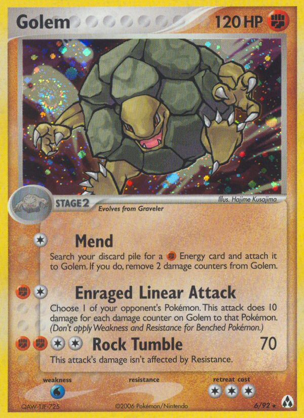 Golem (6/92) [EX: Legend Maker] | GnG Games
