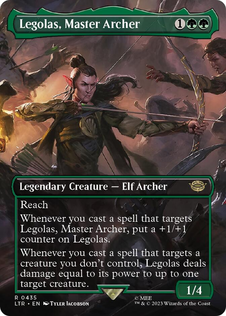 Legolas, Master Archer (Borderless Alternate Art) [The Lord of the Rings: Tales of Middle-Earth] | GnG Games