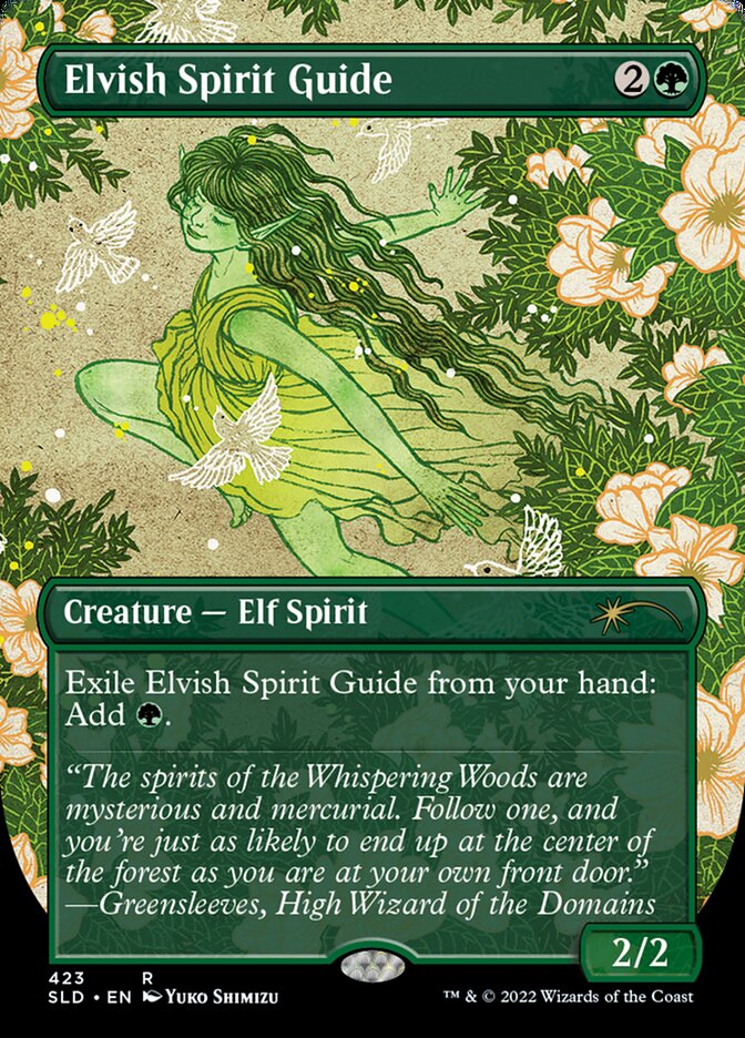 Elvish Spirit Guide (Borderless) [Secret Lair Drop Series] | GnG Games