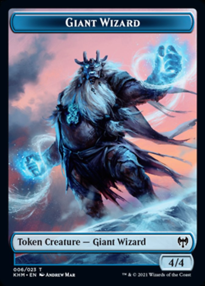 Giant Wizard Token [Kaldheim Tokens] | GnG Games