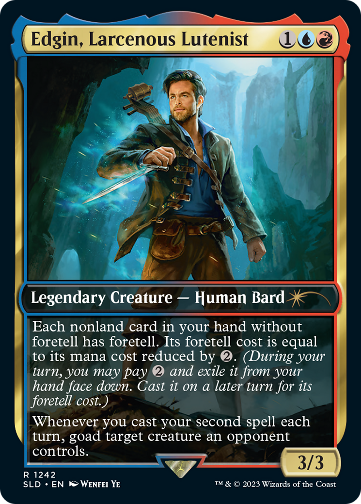 Edgin, Larcenous Lutenist [Secret Lair Drop Series] | GnG Games