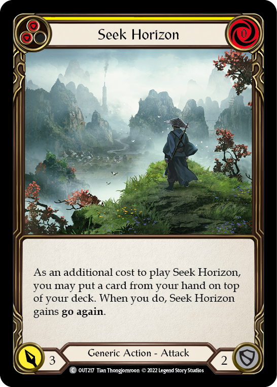 Seek Horizon (Yellow) [OUT217] (Outsiders) | GnG Games