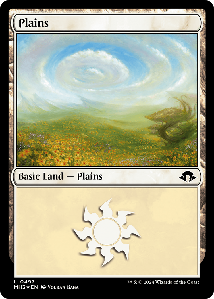 Plains (0497) (Ripple Foil) [Modern Horizons 3] | GnG Games