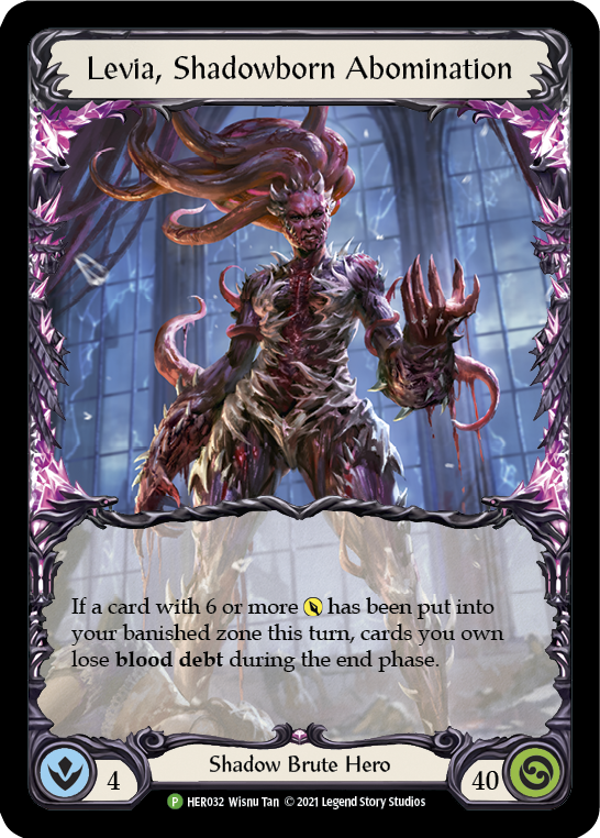 Levia, Shadowborn Abomination [HER032] (Promo)  Cold Foil | GnG Games