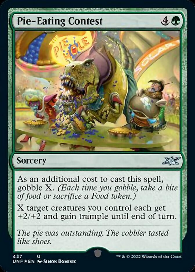 Pie-Eating Contest (Galaxy Foil) [Unfinity] | GnG Games