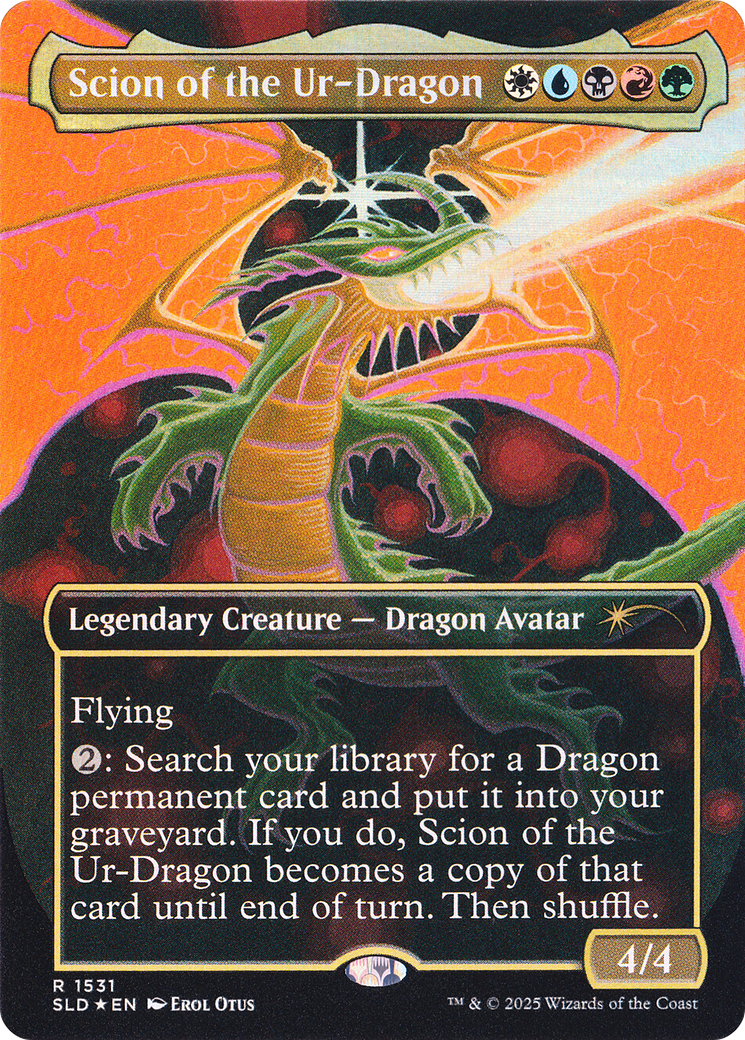 Scion of the Ur-Dragon (Rainbow Foil) [Secret Lair Drop Series] | GnG Games