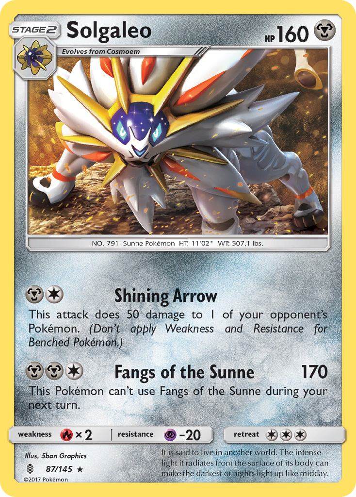 Solgaleo (87/145) [Sun & Moon: Guardians Rising] | GnG Games