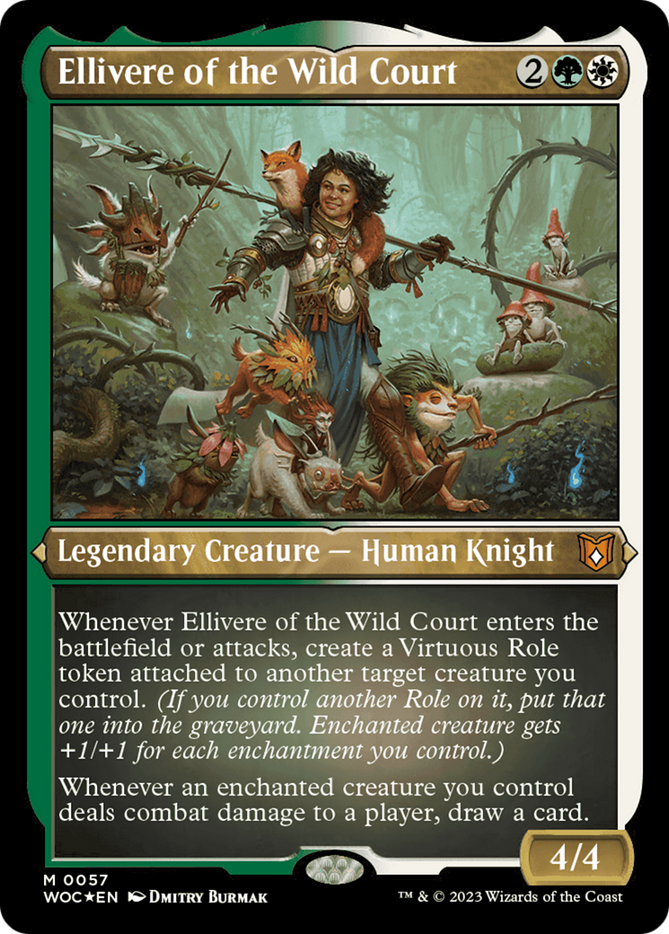 Ellivere of the Wild Court (Display Commander) [Wilds of Eldraine Commander] | GnG Games