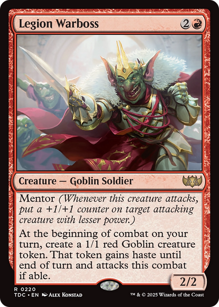 Legion Warboss [Tarkir: Dragonstorm Commander] | GnG Games