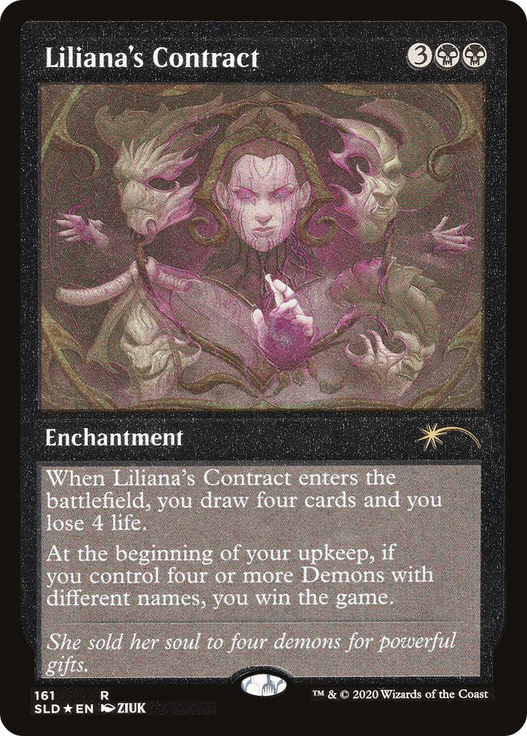 Liliana's Contract (Foil Etched) [Secret Lair Drop Series] | GnG Games