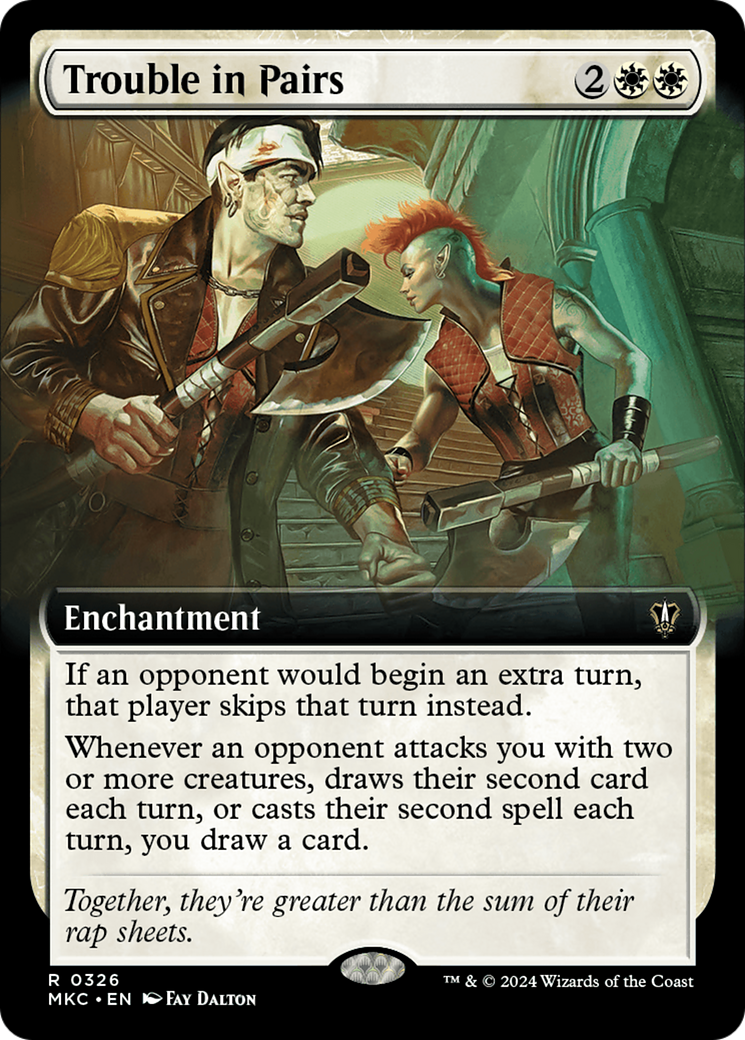 Trouble in Pairs (Extended Art) [Murders at Karlov Manor Commander] | GnG Games